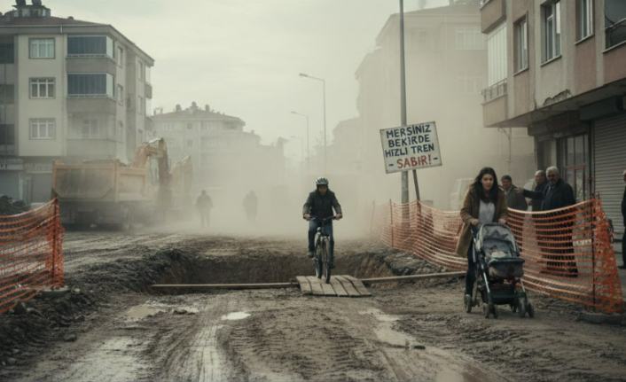 Mersin Bekirde Mahallesi’nde Hızlı Tren Çalışması Çilesi: Vatandaşlardan Acil Çözüm Çağrısı