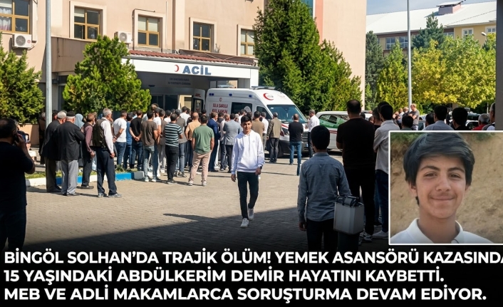 Bingöl’de Öğrenci Ölümü Sonrası MEB’den Soruşturma: Yemek Asansörü İhmali İddiası!