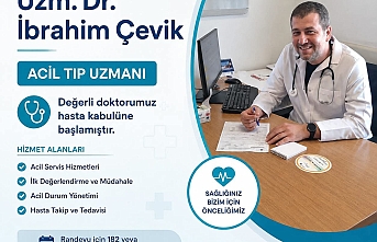 Gülnar Devlet Hastanesi'ne Yeni Acil Tıp Uzmanı: Uzm. Dr. İbrahim Çevik Göreve Başladı