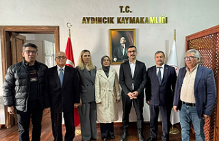 GÜL-AY-DER Heyetinden Aydıncık Kaymakamı Mehmet...
