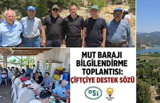 Mut Barajı ve Sulama Projeleri İçin Önemli Toplantı!
