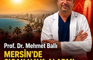 Mersin’de Sıcak Hava Alarmı: Kardiyoloji Uzmanından...