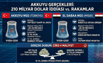 Akkuyu’da 210 Milyar Dolar İddiası Gerçek mi? İşte Rakamlarla Nükleer Santral Gerçeği