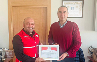 Türk Kızılay Mersin Heyetinden MENAS Yönetim Kurulu Başkanı Ferhat Gürüz’e Ziyaret