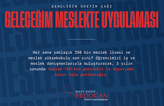 Cumhurbaşkanı Erdoğan Duyurdu: 750 Bin Gence İş Kapısı! "Geleceğim Meslekte" Uygulaması Başlıyor