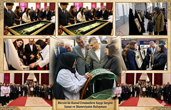 Mersin'de Manevi Miras Sanatla Buluştu: "Kutsal Emanetlere Saygı" Sergisine Büyük İlgi