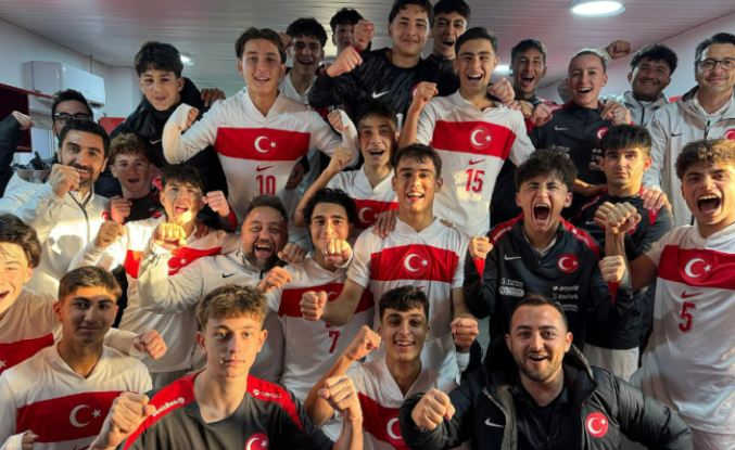 U15 Millî Takımımızdan Kuzey Makedonya'da Galibiyet!
