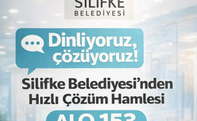 Silifke Belediyesi’nden Vatandaş Odaklı Hizmet: ALO 153 Çözüm Hattı Devrede!