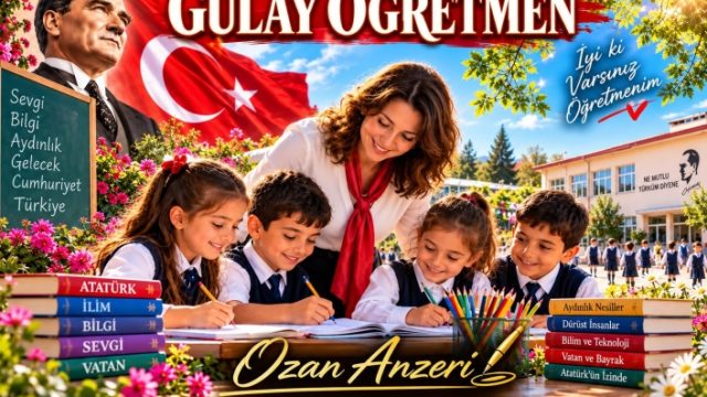 5 Ekim Dünya Öğretmenler Günü’nde Gülay Öğretmen’e Duygusal Şiir: Ozan Anzeri’den İdealist Öğretmenlere
